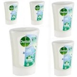 Set 5 x Rezerva sapun lichid antibacterian Dettol Kids No Touch cu Aloe pentru dozatorul automat cu senzor, 250 ml