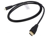 Cablu HDMI 1.4 Micro HDMI 1m Negru