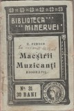 O. Pursch - Maestrii muzicanti. Biografii