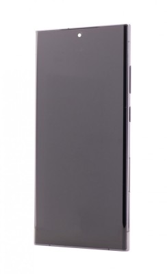LCD Samsung Galaxy S23 Ultra, S918, Black/Purple+ Rama, foto