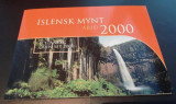 ISLANDA - Set de monetarie 2000 - original in folder - RAR, Europa, Nichel