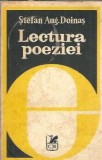 Stefan Augustin Doinas - Lectura poeziei urmata de tragic si demonic, Editura Cartea Romaneasca, 1980, Poezie Romana, Stare Buna, Carti Rare