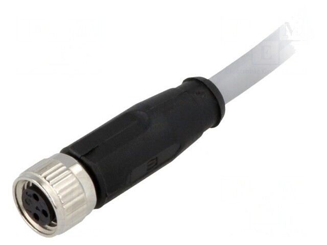 Conector M8 Femeie 3-Pin cu Cablu 1,5m PVC