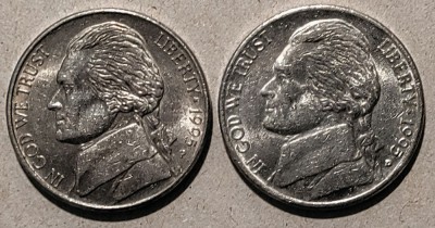 5 centi SUA - 1995 D+P foto