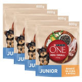 Cumpara ieftin PURINA ONE MINI/SMALL Junior, pui cu orez 4 x 800 g