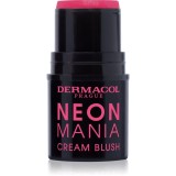 Dermacol Neon Mania blush cremos culoare 1 Pink 5.2 g