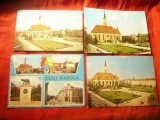 4 Ilustrate CLUJ -NAPOCA - Piata Libertatii : 1967 ,1970, 1974 ,1976