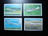 NEVIS SERIE AVIATIE MNH, Nestampilat