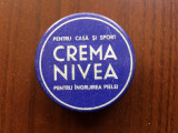 crema nivea brasov cutie din tabla perioada comunista RSR anii &#039;80 epoca de aur