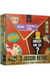3 jocuri retro: Memo - Steagurile lumii. Mima. Ghicesti cine esti?, Gama