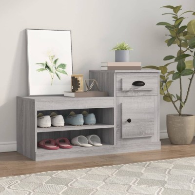 vidaXL Pantofar, gri sonoma, 100x42x60 cm, lemn prelucrat 816422 foto