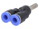 Conector plug-in ramifica&Aring;&pound;ie Y 0,95-15bar BLUELINE