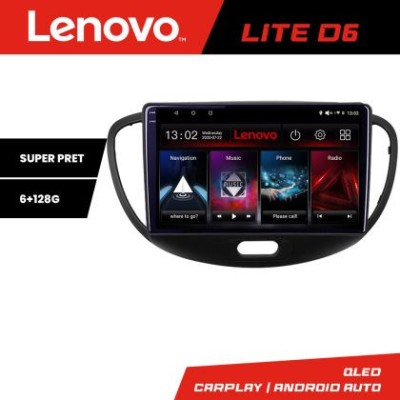 Navigatie Hyundai I10 2007-2013 Android radio gps internet 8 core 6+128 Lenovo CarStore Technology foto