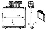 MAHLE CR 701 000P Radiator, racire motor