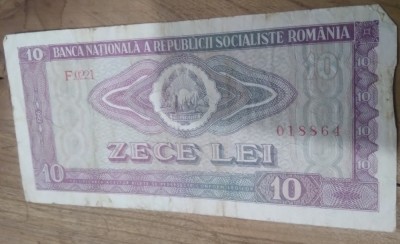 Romania RSR 10 lei 1966 foto
