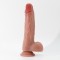 Vibratoare realiste - Crushious Inviktus 22,5 cm Vibrator din Silicon Lichid cu Telecomanda, Impingeri, Rotire, Incalzire Densitate Dubla Piele...