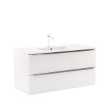 Dulap inferior Vario Trim 100 cu lavoar alb-alb