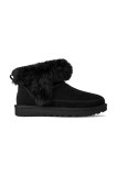 UGG cizme de zăpadă din piele &icirc;ntoarsă Classic Ultra Mini Chalet culoarea negru, 1173832.BLK