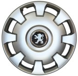 Capace Roti Peugeot R15 Set 4 Bucati Cod 303 Plastic ABS Compatibile Modele Peugeot