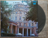 Beethoven, sonata no. 4 in A Minor, sonata no. 5 in F Major// disc vinil, Clasica, electrecord