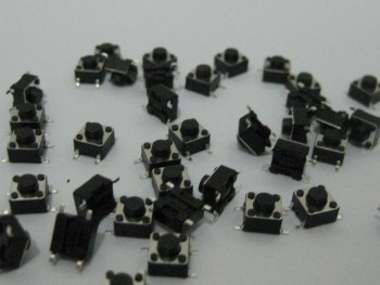 Set 5 bucati Micro switch push buton SMD 4pini 6x6x5 mm foto