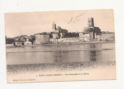 FV2 -Carte Postala - FRANTA - Pont Saint Esprit , necirculata 1900-20 foto