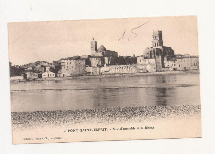 FV2 -Carte Postala - FRANTA - Pont Saint Esprit , necirculata 1900-20