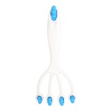 Dispozitiv de Masaj cu Role, 4 Role, Lungime 20 cm, Alb și Albastru, Oem