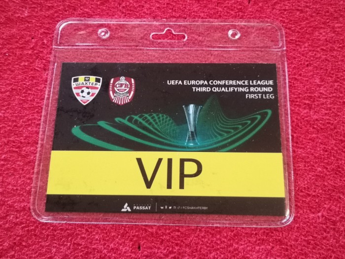 Acreditare fotbal SHAKHTYOR SOLIGORSK-CFR CLUJ (Conference League 04.08.2022)