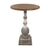 Cumpara ieftin Masa rotunda lemn multicolor 51x71 cm