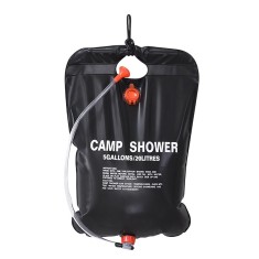 Dus portabil pentru camping, capacitate 20L, supapa, maner