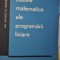 gh mihoc h Ionescu bazele matematice ale programarii liniare
