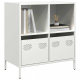 vidaXL Dulap, alb, 68x39x73,5 cm, oțel laminat la rece