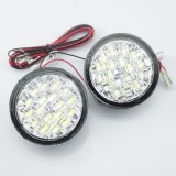 Cumpara ieftin Lumini de zi rotunde 18 led*0,5W 12V - Off when headlight on