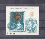 A11 TX4 5 - 1976 - Medalii olimpice JO de vara - Montreal - colita dantelata, Sport, Nestampilat
