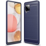 Husa TPU OEM Carbon pentru Samsung Galaxy A42 5G, Bleumarin