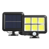 Lampa LED cu panou solar, F120, senzor de miscare, 45W