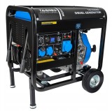 Generator curent 7kW 7000W 230v+ATS+pornire electrica motor diesel motorina 14 CP (TA10300D)