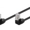 Patch Cord Negru F/UTP Cat5e 1m Ecranat