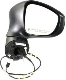 Oglinda usa exterioara Chrysler Pacifica, 03.2020, montare dreapta, reglaj electric; carcasa neagra, grunduit; cu incalzire; sticla convexa; sticla