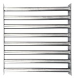 Grilă magnetică pătrată 400 x 400 x 25 mm cu 8 tuburi