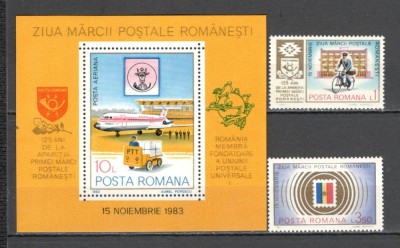 Romania.1983 Ziua marcii postale XR.894 foto