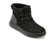 Ghete SKECHERS negre, ARCH FIT HORIZON BOOT, din piele naturala