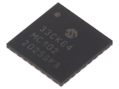 Microcontroler dsPIC 64kB 8kBSRAM UQFN28 foto