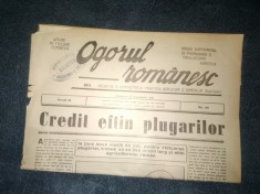 REVISTA OGORUL ROMANESC 22 SEPTEMBRIE 1940