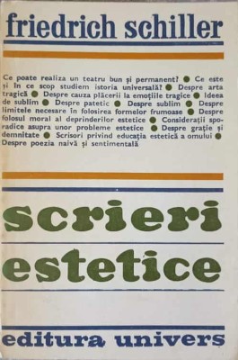 SCRIERI ESTETICE-FRIEDRICH SCHILLER-273612 foto