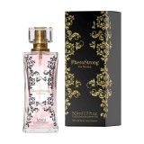 Parfum cu feromoni PHEROSTRONG For Women, pentru femei, cu note de mosc, iasomie și lăm&acirc;ie, 50 ml