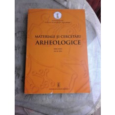 MATERIALE SI CERCETARI ARHEOLOGICE, SERIE NOUA, XII, 2016
