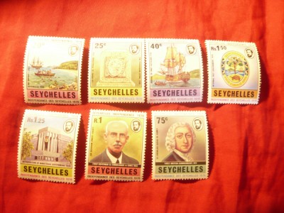 Serie mica Seychelles 1976 Independenta , 7 valori (din 8v) foto