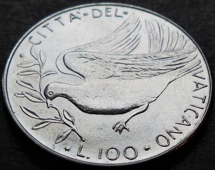 Moneda 50 LIRE - VATICAN, anul 1977 * cod 4741 B = Papa Paul VI -lea